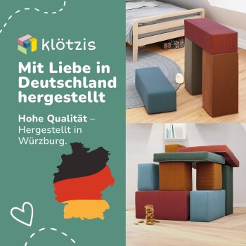 klötzis Spielsofa Set Bonbon