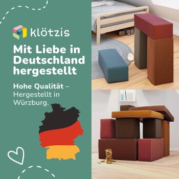 klötzis Spielsofa Set Honigtraum