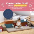 klötzis Spielsofa Set Schokolade