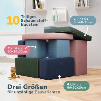 klötzis Spielsofa Set Wintermärchen