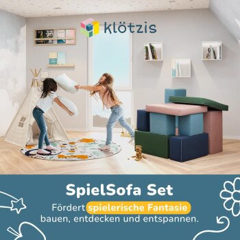 klötzis Spielsofa Set Wintermärchen