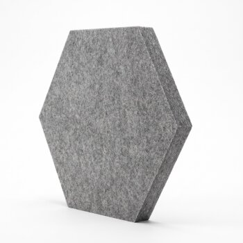 PolySound Akustikpaneel Hexagon – Grau meliert