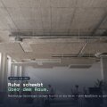 PolySound Akustik-Deckensegel Rechteck, Grau meliert