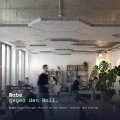 PolySound Akustik-Deckensegel Hexagon, Grau meliert