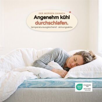 livana Gelschaum-Topper 120×200 cm, Stärke 7 cm – druckentlastend, ohne Bezug