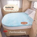 livana Gelschaum-Topper 120×200 cm, Stärke 7 cm – druckentlastend, ohne Bezug