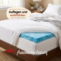 livana Gelschaum-Topper 120×200 cm, Stärke 7 cm – druckentlastend, ohne Bezug