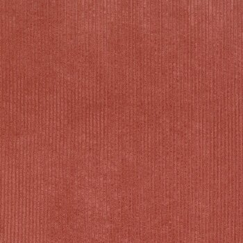 Cordstoff Meterware Korallen Rot - robuster Polsterstoff...