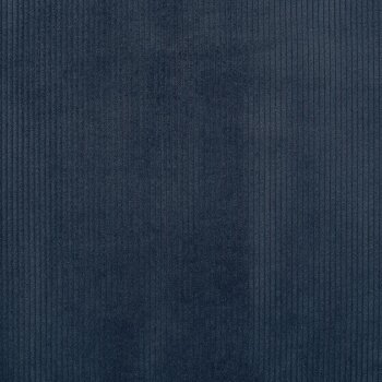 Cordstoff Meterware Nacht Blau - robuster Polsterstoff Cord