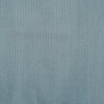 Stoffmuster Cordstoff Meer Blau