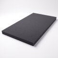 PolySound Akustikschaum Plattenabsorber glatt aus Basotect® Dark - schwarz - 100cm x 50cm - optimiere deine Raumakustik