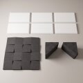 PolySound Raum-Set Studio und Heimkino, bis ca. 15 m²: 6 Basotect-Platten + Wedge-Set + Basstraps
