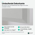 PolySound Basotect-Deckensegel weiß 100 × 50 cm, mit Dekorkante
