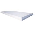 PolySound Akustikschaum Deckensegel glatt mit Dekor-Kante aus Basotect® weiß - 100cm x 50cm x 4cm - optimiere deine Raumakustik