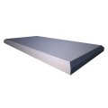 Akustikschaum Deckensegel glatt mit Dekor-Kante aus Basotect® grau - 100cm x 50cm x 5cm - mit Selbstklebeausrüstung