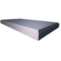 Akustikschaum Deckensegel glatt mit Dekor-Kante aus Basotect® grau - 100cm x 50cm x 7cm - mit Selbstklebeausrüstung