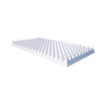 Pyramidenschaum aus Basotect® weiß - 100cm x...