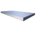 PolySound Akustikschaum Plattenabsorber glatt aus Basotect® grau - 100cm x 50cm x 5cm - optimiere deine Raumakustik