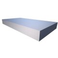 PolySound Akustikschaum Plattenabsorber glatt aus Basotect® grau - 100cm x 50cm x 10cm - optimiere deine Raumakustik