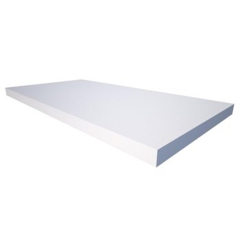 Akustikschaum Plattenabsorber glatt aus Basotect® weiß -...