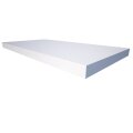 Akustikschaum Plattenabsorber glatt aus Basotect® weiß - 100cm x 50cm x 5cm - mit Selbstklebeausrüstung