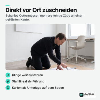 PolySound Basotect-Plattenabsorber weiß 100 × 50 cm, 5 cm, ohne Montageausrüstung