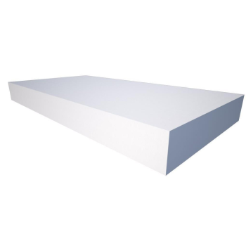 Akustikschaum Plattenabsorber glatt aus Basotect® weiß -...