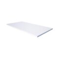 PolySound Akustikschaum Plattenabsorber glatt aus Basotect® weiß - 100cm x 50cm x 2cm - optimiere deine Raumakustik