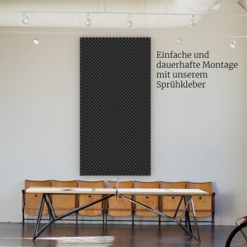 PolySound Noppenschaumstoff anthrazit 200 × 100 cm (2 m²)