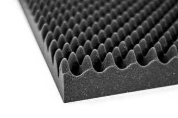 PolySound&reg; Schalld&auml;mmung Noppenschaumstoff-Platten Akustikschaumstoff anthrazit - 2m&sup2; - Abmessungen: ca. 206 x 100cm