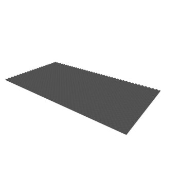 PolySound Noppenschaumstoff anthrazit 200 × 100 cm...