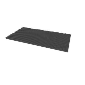 PolySound Noppenschaumstoff anthrazit 200 × 100 cm...
