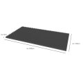 PolySound Noppenschaumstoff anthrazit 200 × 100 cm (2 m²), 5 cm