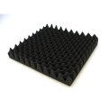 PolySound Noppenschaumstoff anthrazit, 8 Tafeln 50 × 50 cm (2 m²), 7 cm