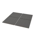 PolySound Breitbandabsorber RG26 glatt, 4 × 50 × 50 cm, 2 cm (1 m²)