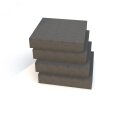 PolySound Breitbandabsorber RG26 glatt, 4 × 50 × 50 cm, 10 cm (1 m²)