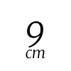 9cm
