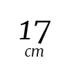 17cm