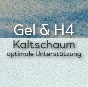 Kombination Gelschaum auf Kaltschaum