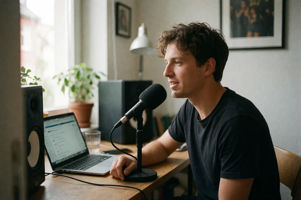 Homestudio und Podcast