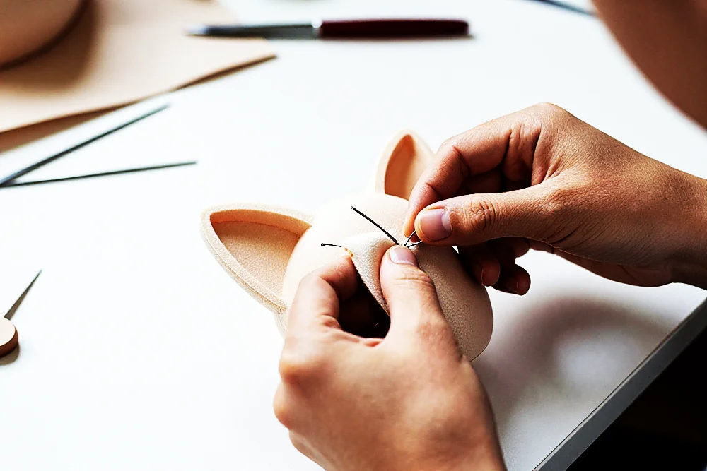 Tierohren aus Schaumstoff nähen