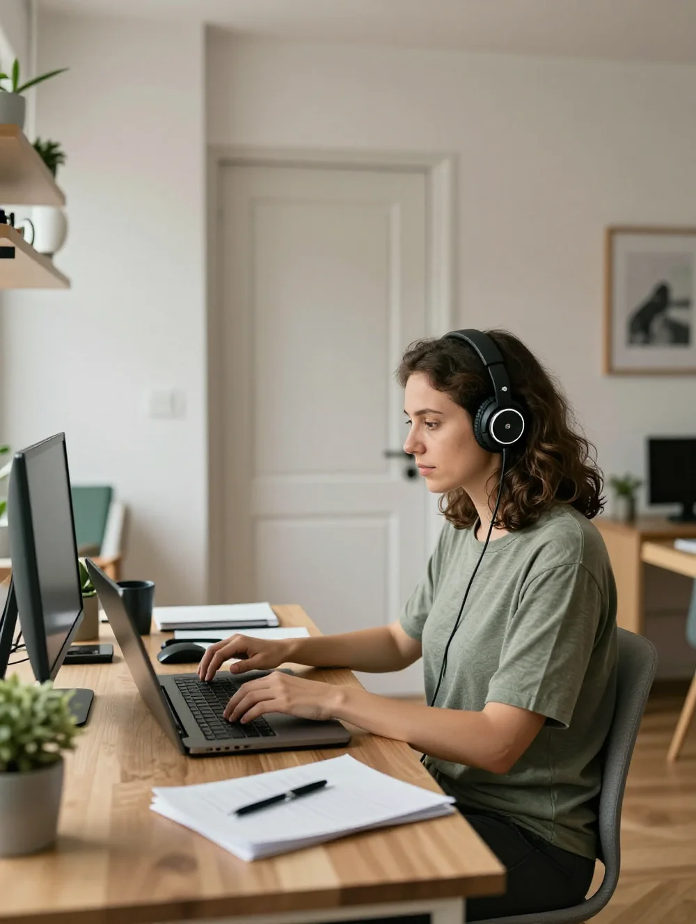 Tür schalldämmen im Home-Office
